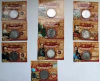9 шт. Российская Империя редкий сувенирные монеты 1730-1916 + 1 монета СССР в подарок