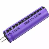 Аккумулятор 3.7V 0.5Ah Li-ion 14500, с выводами