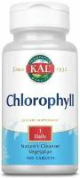 KAL, Chlorophyll, 100 Tablets