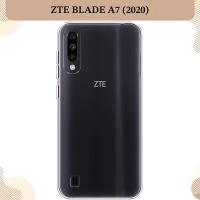 Силиконовый чехол на ZTE Blade A7 (2020) / ЗТЕ Блэйд A7 2020, прозрачный