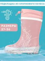 Сапоги резиновые NIKASTYLE 16м15424, розовый, 35