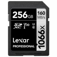 Карта памяти Lexar Professional SDXC 256GB UHS-I U3 V30 R160/W120MB/s (LSD1066256G-BNNNG)