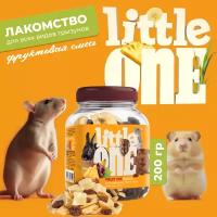 Little One Фруктовая смесь лакомство для всех видов грызунов 200г