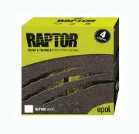 Краска Раптор Белый комплект RAPTOR U-POL 4л