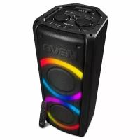 Портативная акустика SVEN PS-710, мощность 100 Вт (RMS), Bluetooth, FM-радио, USB, microSD, LED-дисплей, встроенный аккумулятор