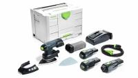 Аккумуляторная дельтавидная шлифовальная машинка Festool DTSC 400 Li 3,1 I-Set