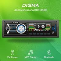 Автомагнитола Digma DCR-360B 1DIN 4x50Вт Bluetooth