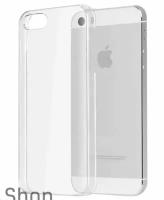 Apple iPhone 5 / 5s / 5se силиконовый прозрачный чехол, эпл айфон 5 5с накладка бампер