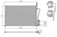 STFD083940 SAT Радиатор кондиционера Ford Fiesta 02-08 / Fusion 02-12 / Mazda Demio 02-07 / Mazda2 02-07