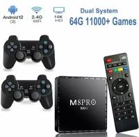 Смарт приставка m8pro mini + игровая консоль. Android TV смарт ТВ, более 10000 игр + приставка для телевизора Андроид Youtube