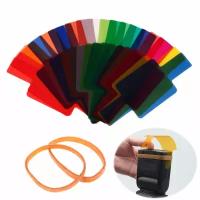 Набор цветных гелевых фильтров для фотовспышки, 20 шт