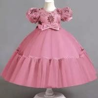 Платье, размер 130, розовый