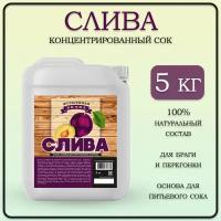 Фруктовая Бочка Сок слива, 5 кг