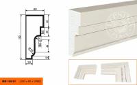 Фасадный Молдинг Lepninaplast МВ-150/10 В150хШ60хД2000 мм / Лепнинапласт