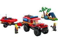 LEGO City 60412 Пожарная машина со спасательной лодкой, 301 дет