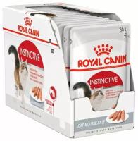 Влажный корм для кошек Royal Canin Instinctive, мясное ассорти 12 шт. х 85 г (паштет)