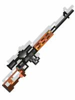 Игрушечное оружие Woodcarver «Винтовка СВД пиксельная»