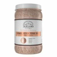 Гималайская розовая соль для ванны, спа-уход и расслабление от Dr. Mineral’s, фракция 2-5 мм, pet банка 3кг