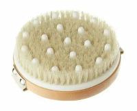 Массажная щетка с натуральной щетиной Hydrea London Combination Detox Massage Brush