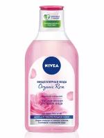 Мицеллярная вода для лица, глаз и губ NIVEA Organic Rose для всех типов кожи, 400 мл