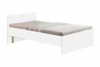 Кровать Боровичи-Мебель Мелисса с реечным основанием белая 205х155х85 см