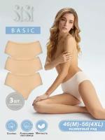 Трусы женские Б_SISI SI5107 Slip Beige 46/M (3 шт)