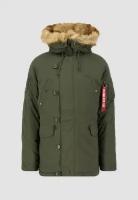 куртка ALPHA INDUSTRIES Цвет: темно-зеленый Размер: M