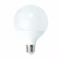 Лампа светодиодная ECOLA globe Premium 20,0W G95 220V E27 2700K 320° шар (ребристый алюм. радиатор) 130x95