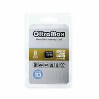 Карта памяти OltraMax microSDHC 8 ГБ Class 10, 1 шт