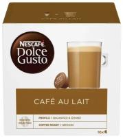 Кофе в капсулах Nescafe Dolce Gusto Cafe Au Lait, 16 капсул х 1 уп