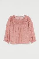 Блуза H&M, размер 110, розовый
