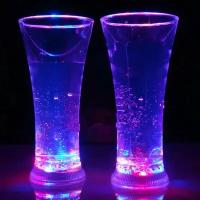 Светящийся стакан для напитков с подсветкой, бокал, кружка новогодняя