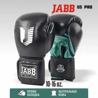 Перчатки бокс.(нат. кожа) Jabb JE-4081/US Pro черный 10ун