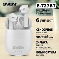 Беспроводные внутриканальные наушники с микрофоном E-727BT, белый (Bluetooth, TWS)