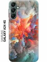 Силиконовый чехол на Samsung Galaxy A24, Самсунг А24 с принтом 