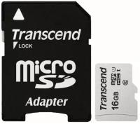 Карта памяти Micro SD Transcend 300S 16GB Class10 100MB/s (TS16GUSD300S-A) + SD adapter