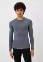 Лонгслив/Reebok/100070865/COMPRESSION LONG SLEEVE/серый/L INT