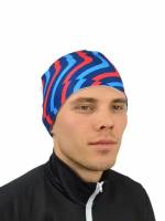 Шапка EASY SKI Спортивная шапка, размер L, синий, красный