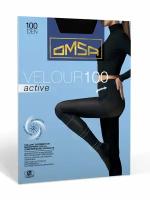 Колготки Omsa Velour Active, 100 den, черный