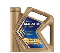 Синтетическое моторное масло Роснефть Magnum Ultratec 5W-30, 4 л