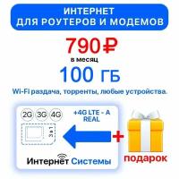 Интернет без ограничений + 2я сим карта в подарок! для Роутеров, Модемов всего за 690р./мес. Безлимитный Интернет (в любой сети) для раздачи Wi-Fi