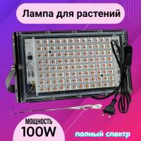 Фитолампа 100 ватт, 450-660нм, 5000К (Светильник для растений)