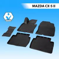 Комплект ковриков в салон RIVAL 13803004 для Mazda CX-5 с 2017 г., 5 шт