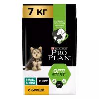 Pro Plan Small & Mini Puppy корм для щенков мелких и карликовых пород Курица, 7 кг