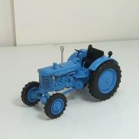 Коллекционная модель трактора Hachette МТЗ-7, синий, 1:43