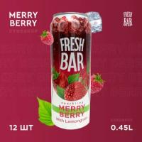 Газированый напиток Fresh Bar Merry Berry 0,48 ж/б 12 штук
