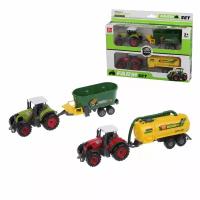 Трактор Наша игрушка Набор тракторов SQ90222-6B, 28 см