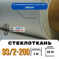 Стеклоткань ЭЗ/2-200, плотность 120-150 г/м ( для эпоксидки ) 10 метров