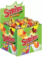 Карамель на палочке Strike с двойными вкусами, 11 г (упаковка 50 шт.)