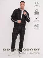 Костюм BRAND Sport, размер 62 6XL, черный